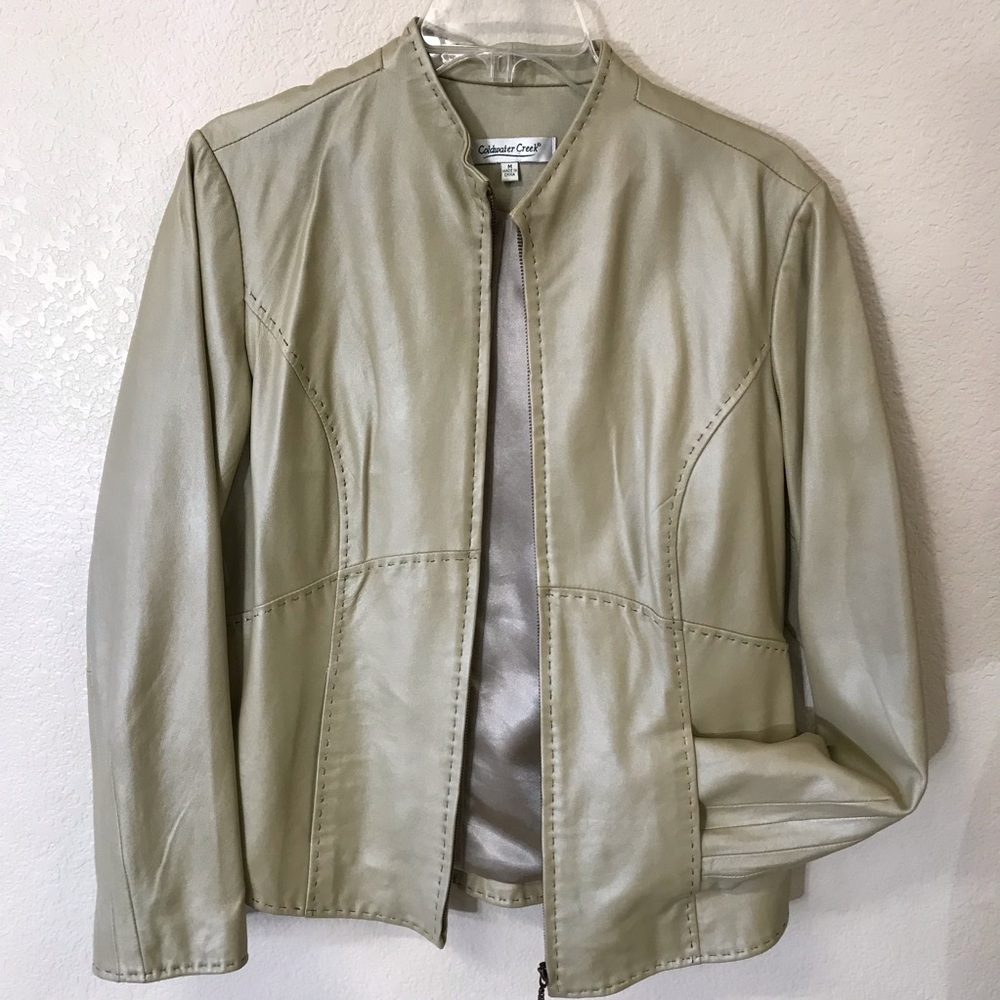 Coldwater Creek leather jacket